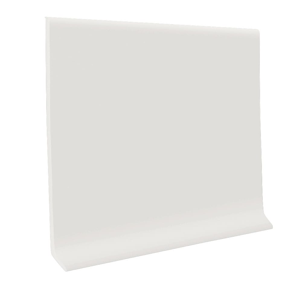 Flexco Self-Stick True White 0.08-in T x 4-in W x 240-in L Vinyl Wall Base