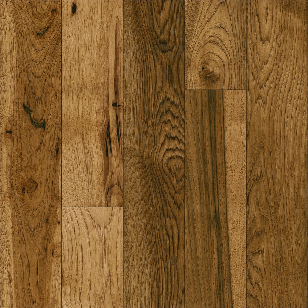 Bruce America's Best Choice Honey Grain Hickory 5-in W x 3/4-in T Smooth/Traditional Solid Hardwood Flooring (23.5-sq ft / Carton)