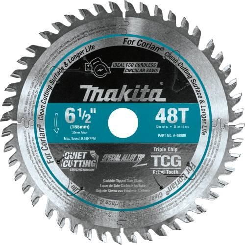 Makita A-98809 6-1/2 in. 48T Carbide Plunge Saw Blade