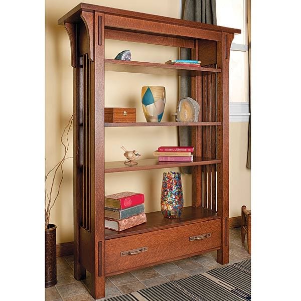 Arts & Craft Bookcase - Downloadable Plan