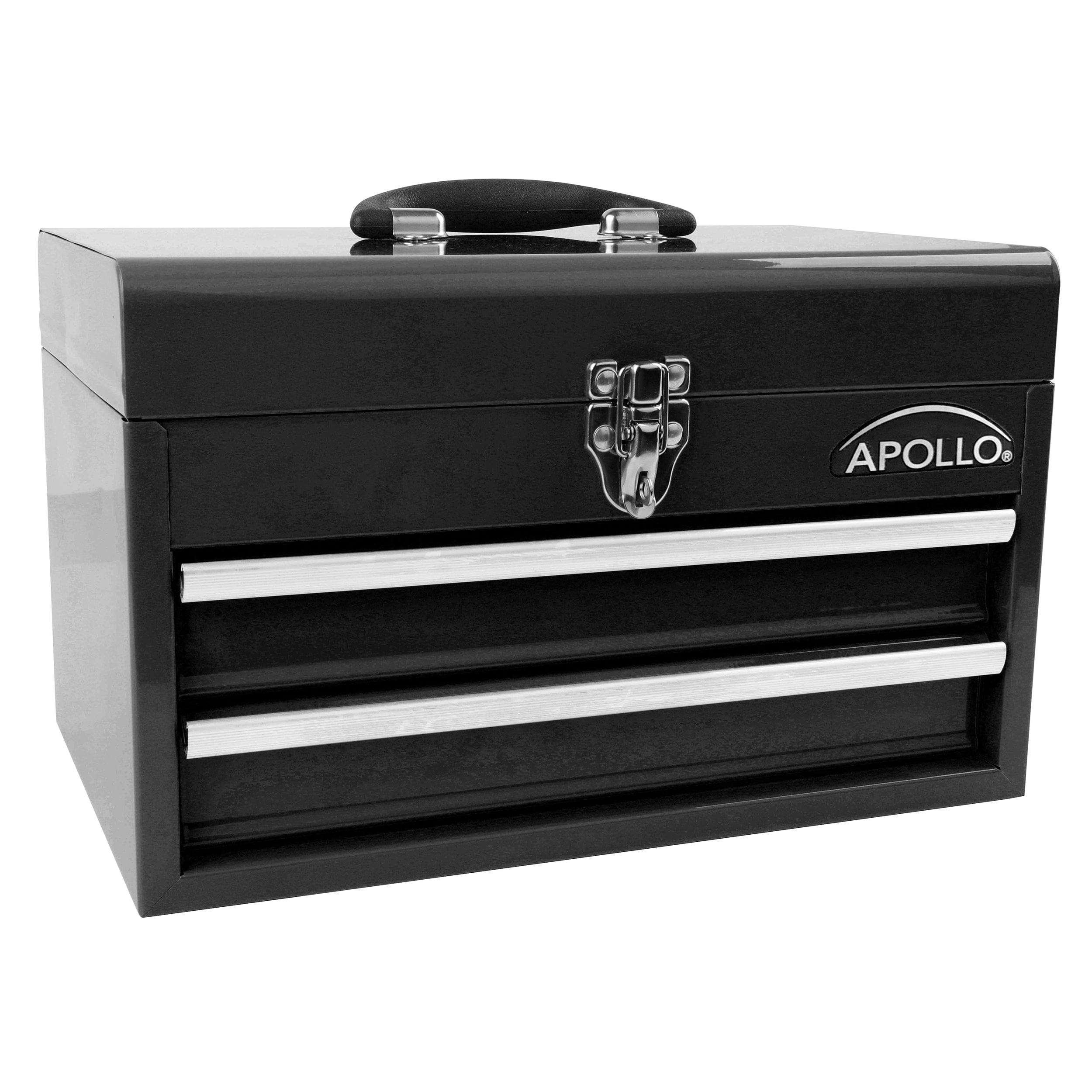 2-Drawer Steel Chest Black