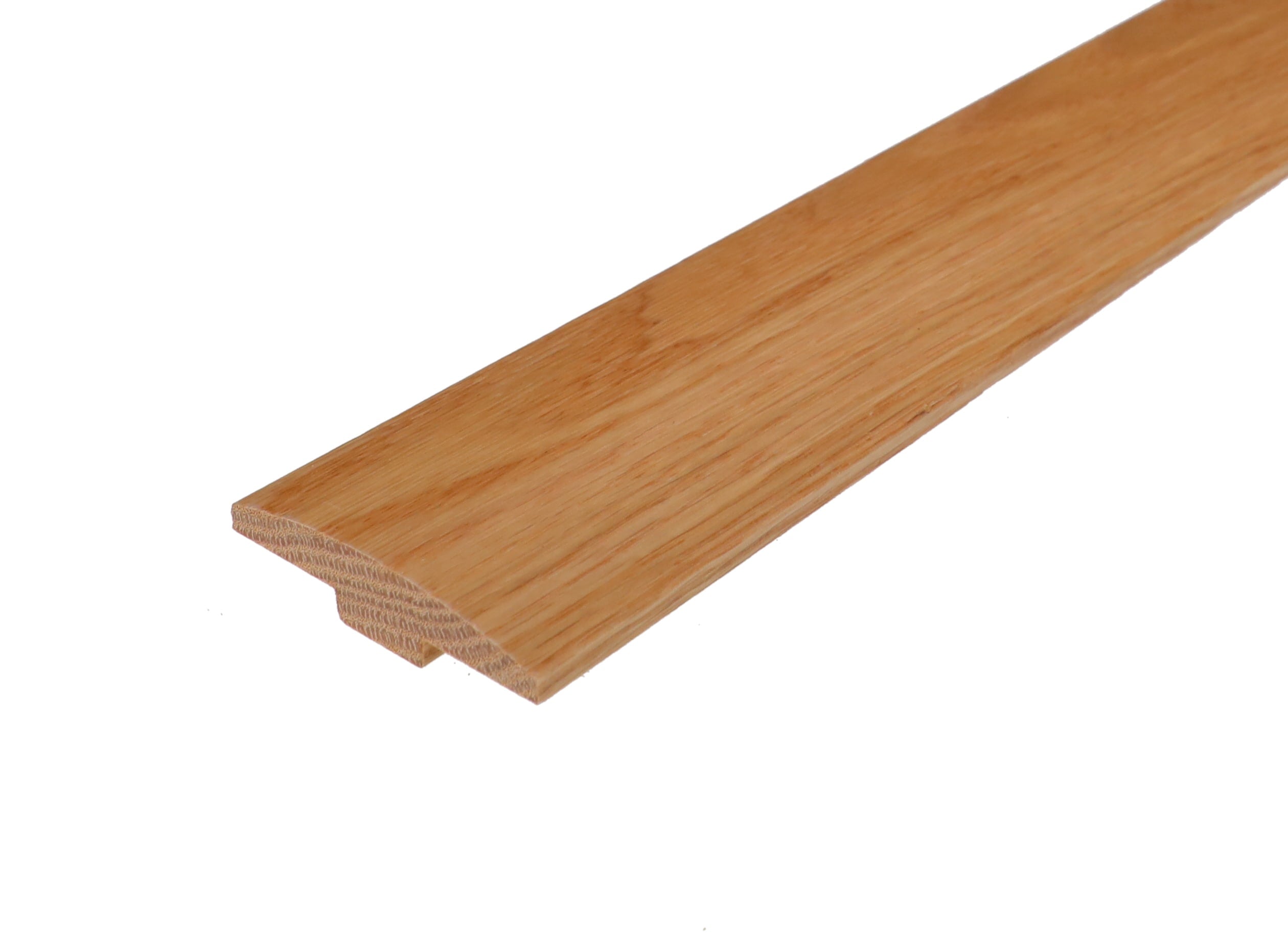 Flexco Red Oak 0.28-in T x 2-in W x 78-in L Solid Wood T-moulding