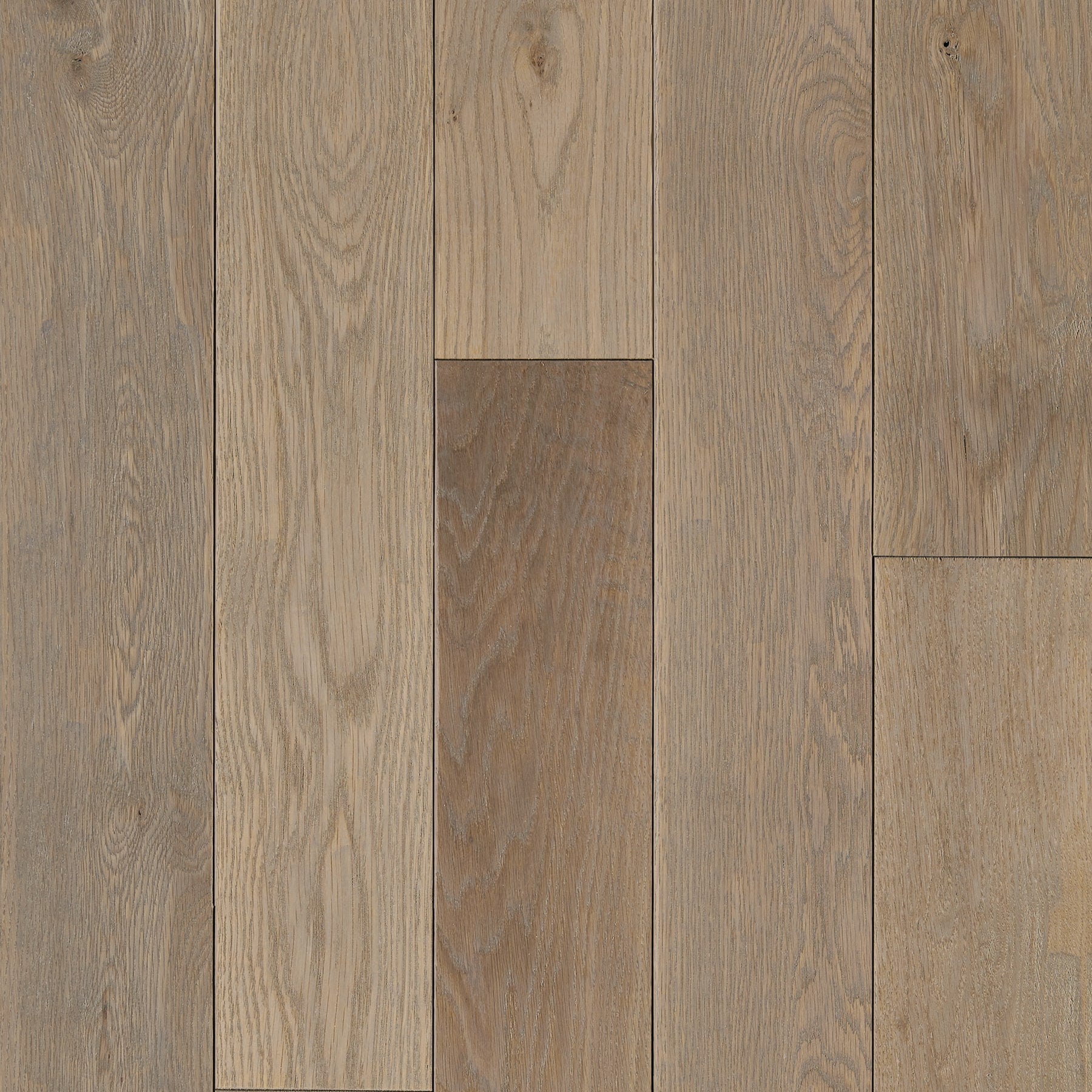 Bruce (Sample) America's Best Choice Easy Breezy Gray White Oak Solid Handscraped Hardwood Flooring