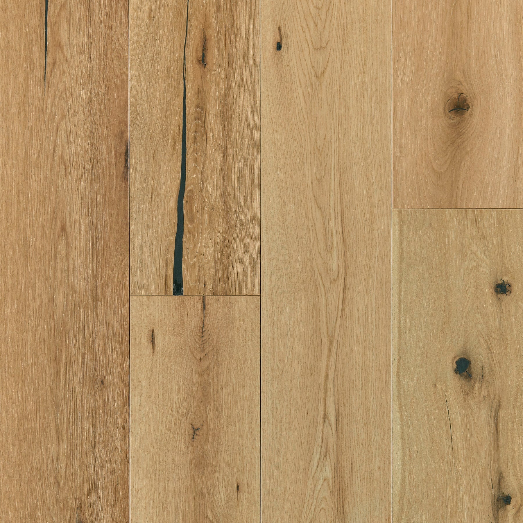 Bruce (Sample) America's Best Choice Golden Natural White Oak Engineered Wirebrushed Hardwood Flooring