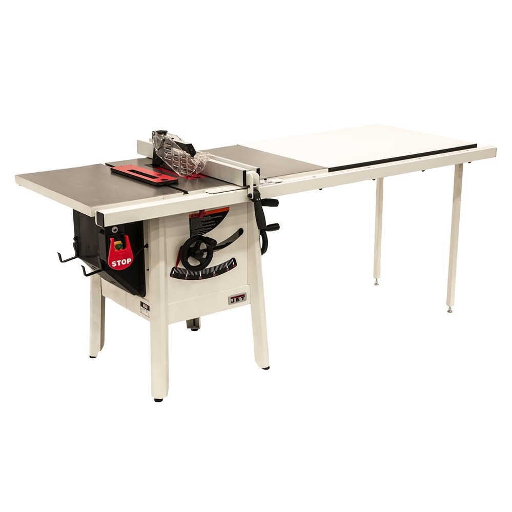Jet ProShop II Table Saw with Cast Wings JPS-10, 10'' Blade, 52'' Rip