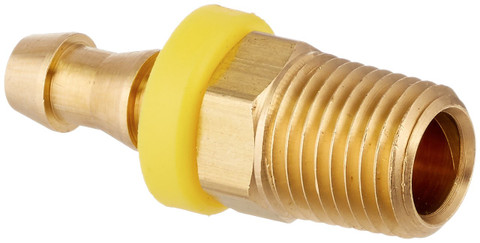 Milton 1700 1/4" MNPT 1/4" ID Push-on and Lock Fitting