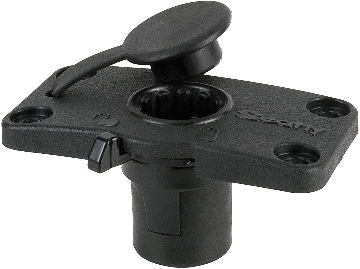 Scotty Locking Flush Mount Locking Flush Mount W/rain Cap