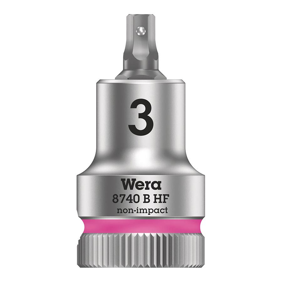 Wera 8740B HF Zyklop 3/8'' Drive, Hex 3.0 x 35mm with HF