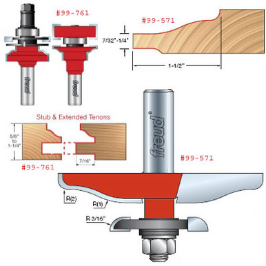 Freud 3 Piece Door Set 99-761/99-571