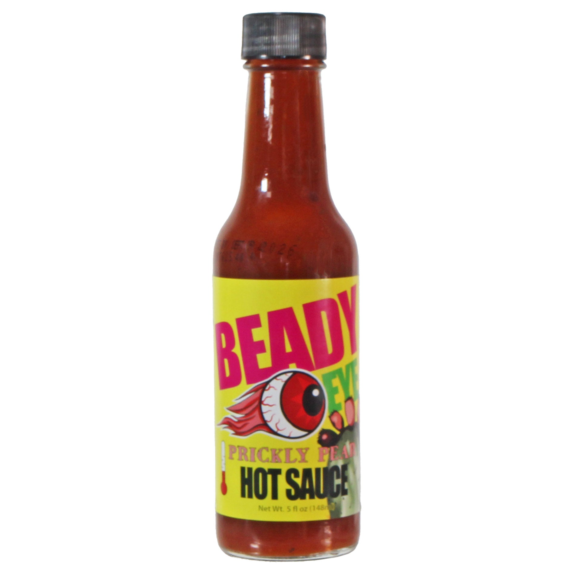 Beady Eye Prickly Pear Hot Sauce, 5oz bottle