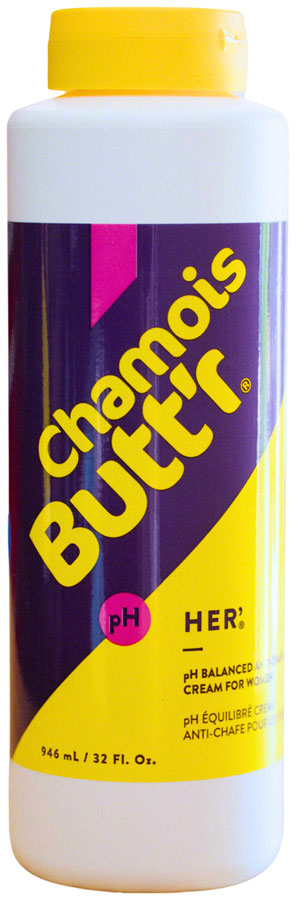 Chamois Butt'r Her': 32oz With Pump Dispenser Paraben And Gluten Free