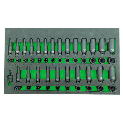 VIM Tools 49-Piece 1/4" Drive Impact Socket Set (IMPACT449)