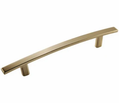Cyprus Cabinet Pull In Champagne Bronze Finish, 5 And 1 Sixteenth Inches Length