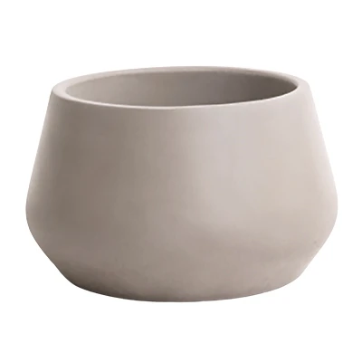 Averastone Rae Planter With Natural Finish, 6 Inch Diameter