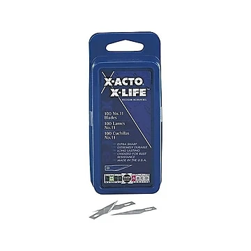 X-acto X611 #11 Bulk Pack Blades For X-acto Knives, 100/box