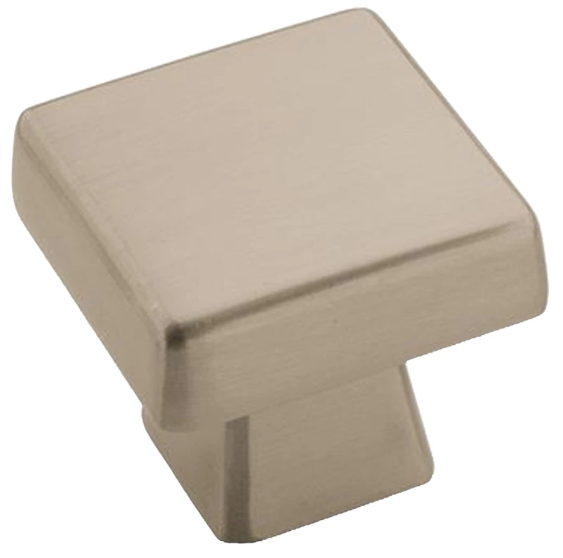 Blackrock Cabinet Knob, Satin Nickel, 1-3/16 In.