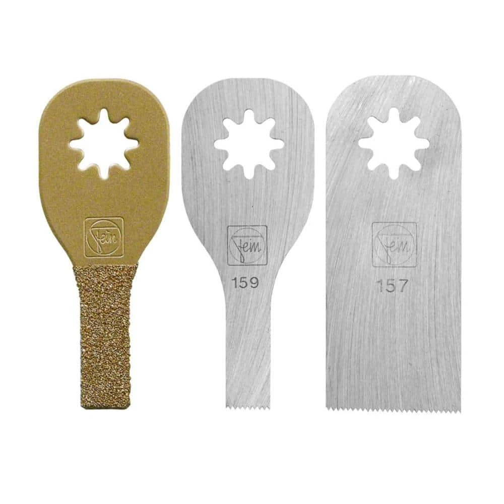 3-pack High Speed Steel Oscillating Tool Blades