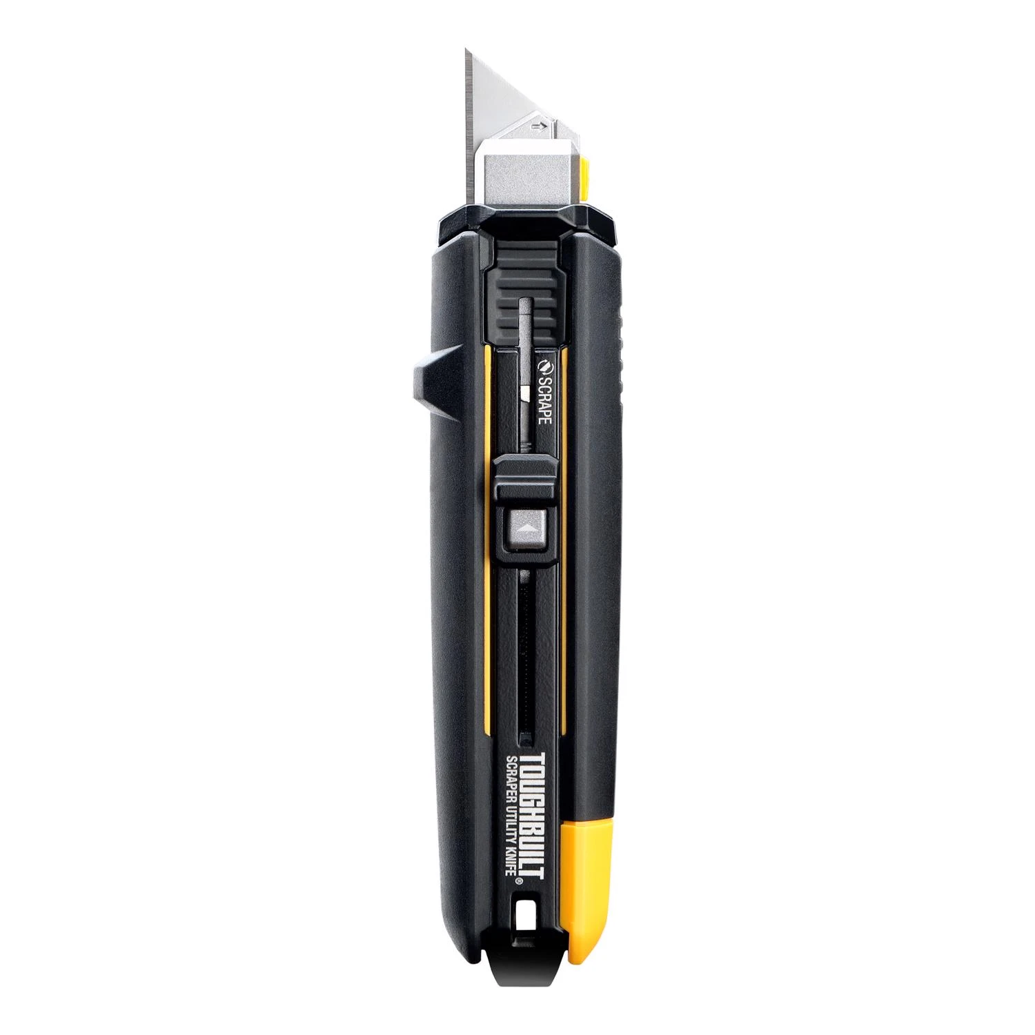 6.5 Inch Retractable Scraper Utility Knife With 5 Blades And Lanyard Opening