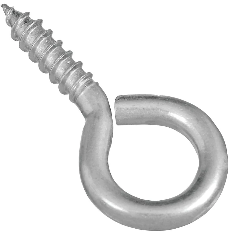 0.22 In. Dia. X 2.19 In. L Zinc-plated Steel Screw Eye 65 Lb. Capacity 1 Pk