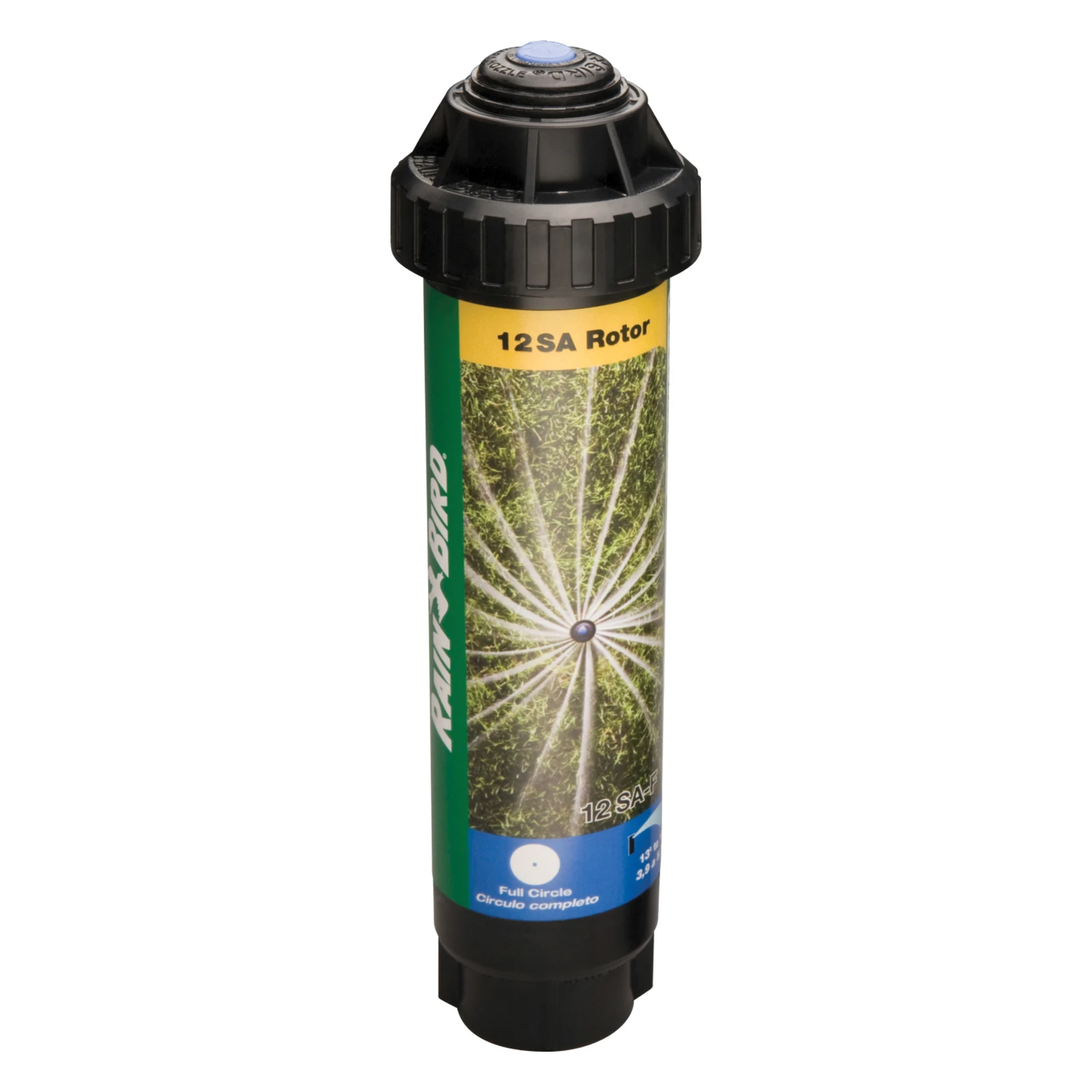 1800 Pro Series Mini Rotor Sprinkler Head With Pressure Regulating Stem, Full Circle Pattern, 13 To 18 Foot Spray Radius, 4 Inch Pop-up Height
