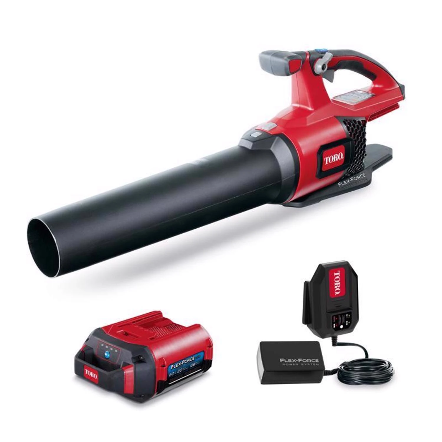 60-volt Maximum Cordless Brushless Leaf Blower With 550 Cubic Feet Per Minute Airflow And 105 Miles Per Hour Air Speed