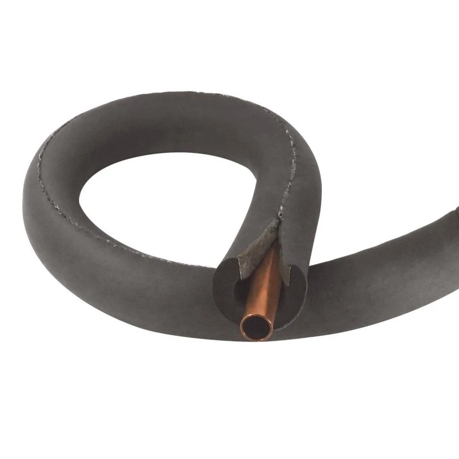 Rubber Pipe Insulation 1/2 Inch Diameter Self-sealing 6 Feet Length