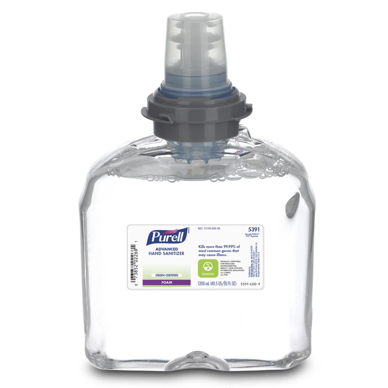 Advanced Green Certified Foam Hand Sanitizer Refill, 1200 Milliliters