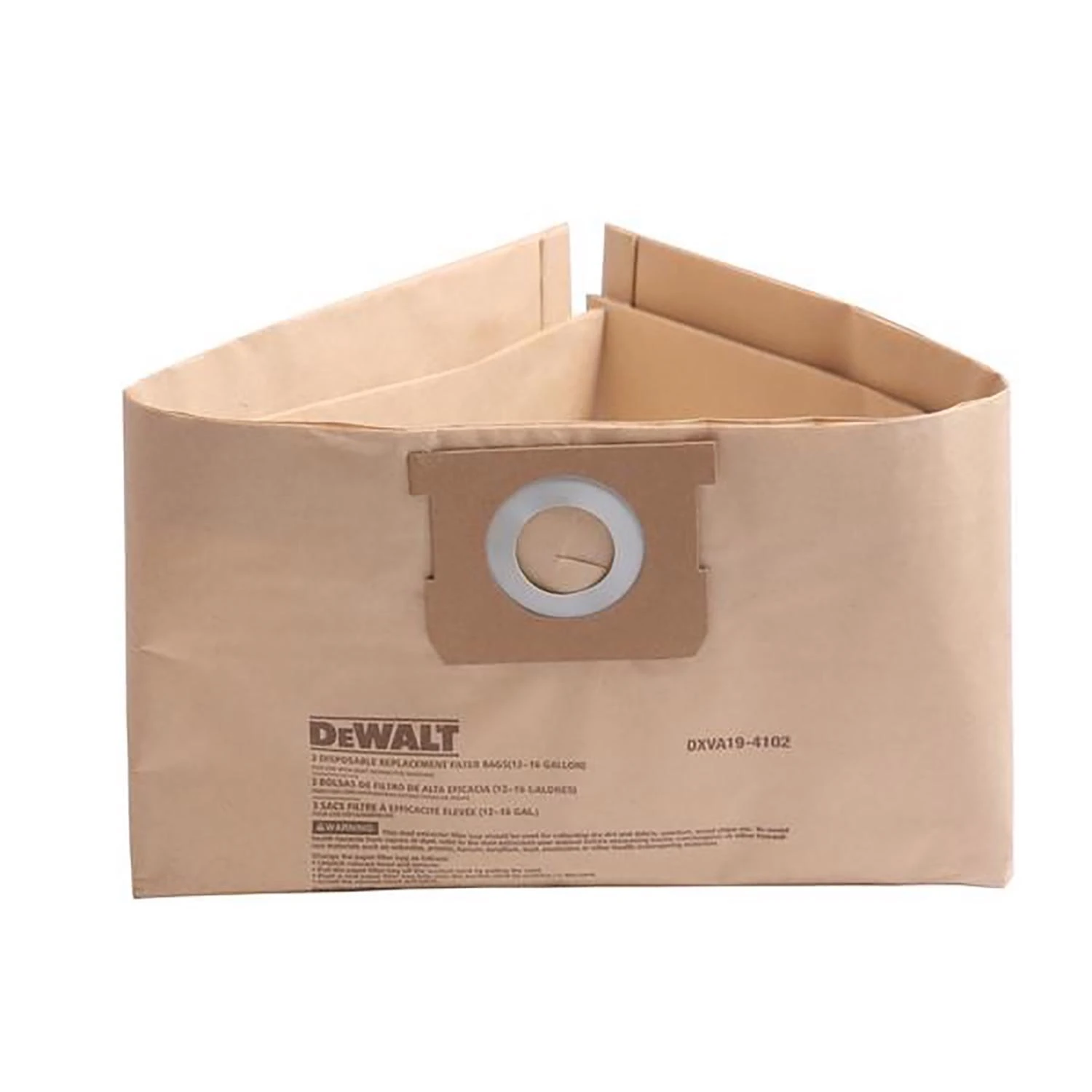 Dust Bags For 12-16 Gallon Wet/dry Vacs, 3-pk.