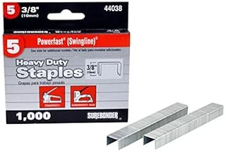 #5 Staples, 1/2 In. Crown, 3/8 In. Long, 1,000-pk.