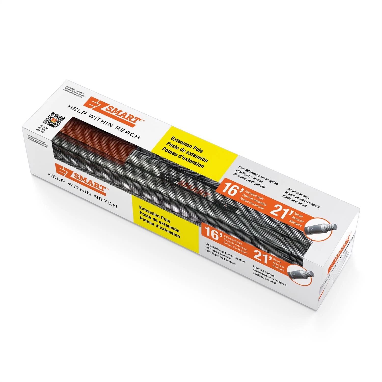 16 Foot Extension Pole For Paint Rollers And Cleaning Tools