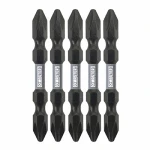 #2 Phillips Double End Impact Screwdriver Bit, 5-pk.