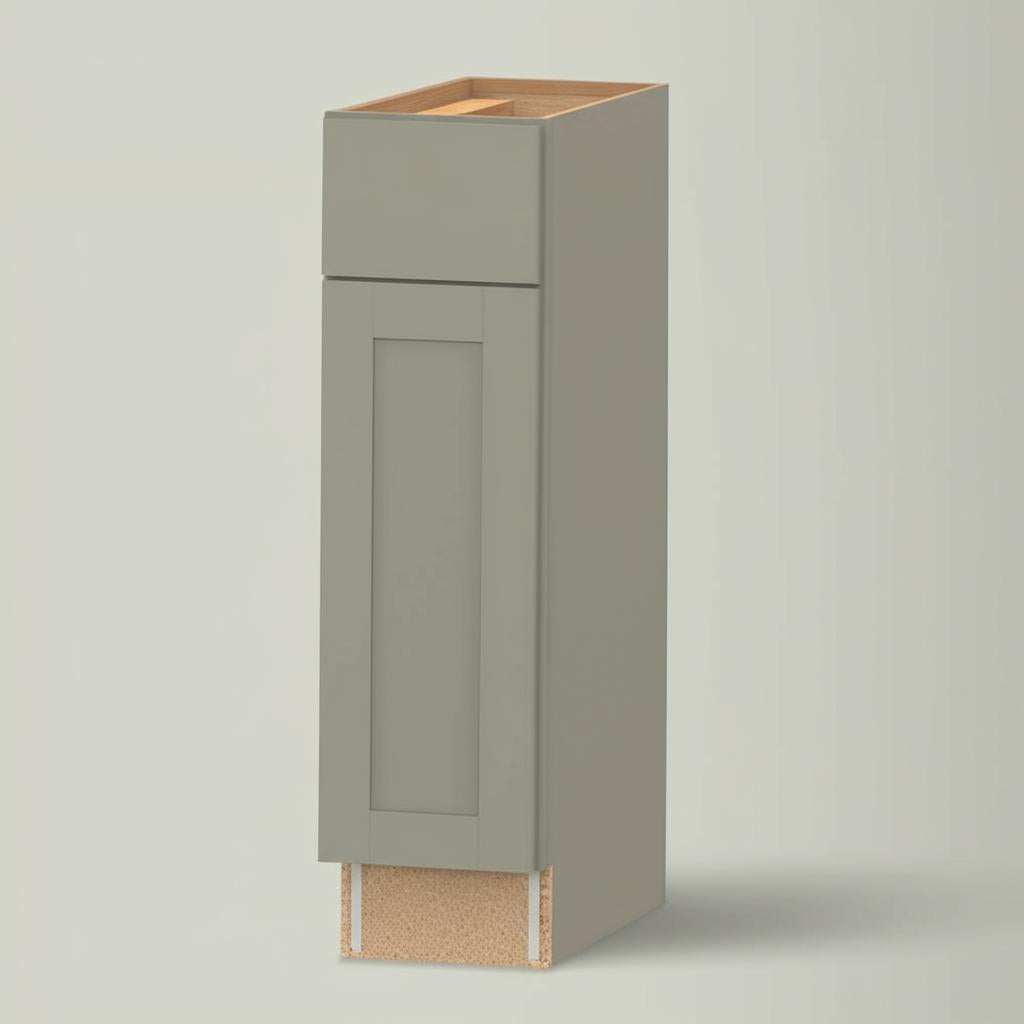 Hampton Bay Westfield Dusk Gray Shaker Base Kitchen Cabinet