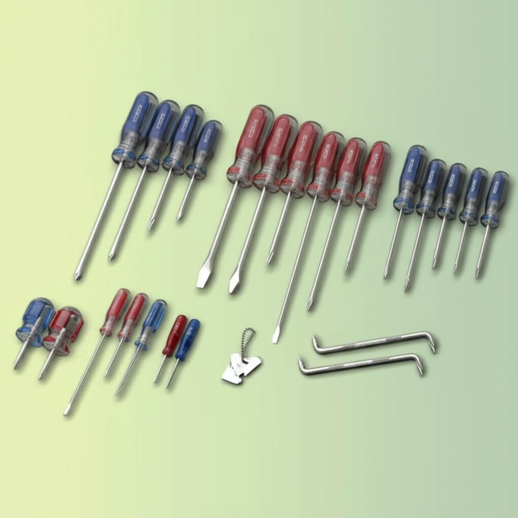 Husky 25-Piece Variety Screwdriver Set with Acetate Handles – Slotted, Phillips, Torx, Offset & Keychain Tool