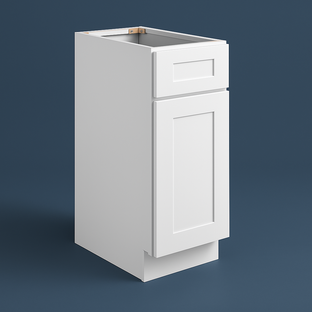 Design House Brookings Shaker Base Kitchen Cabinet in White