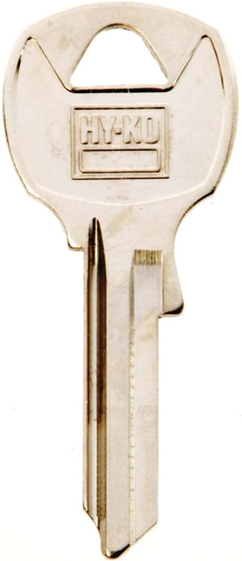 Hy-Ko 11010NA24 Key Blank, Brass, Nickel, For: National Cabinet, House Locks and Padlocks, NA24 Key Number