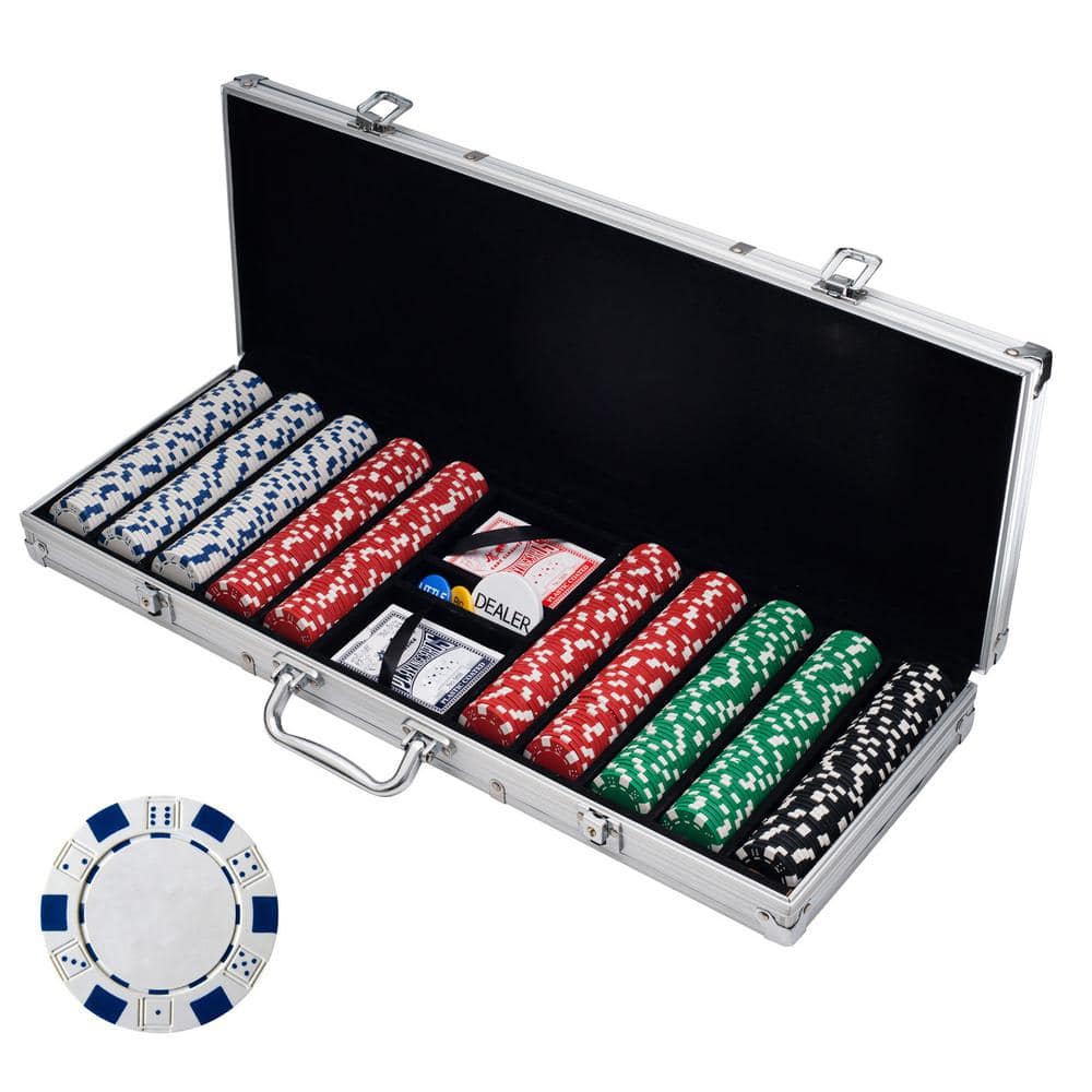 Bike Lane 500 Dice Style Poker Chip Set
