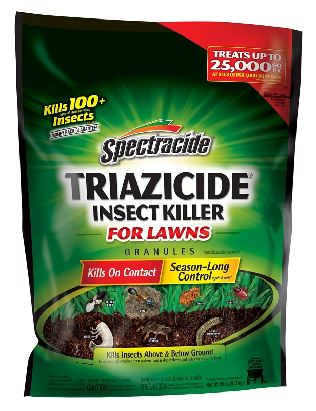 Spectracide Triazicide HG-53960 Insect Killer, Solid, 20 lb
