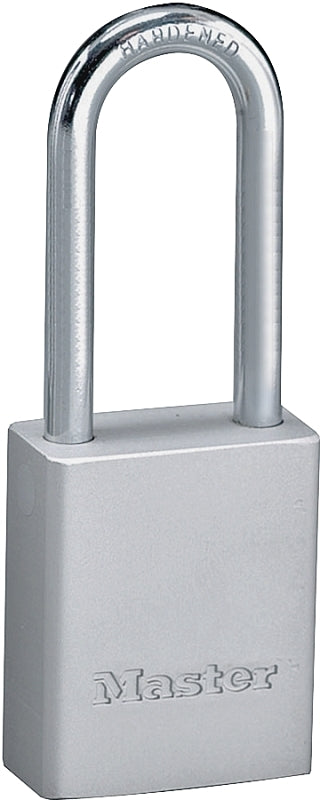 Master Lock 570DLHPF Padlock, Keyed Alike Key, 9/32 in Dia Shackle, 2 in H Shackle, Steel Shackle, Aluminum Body