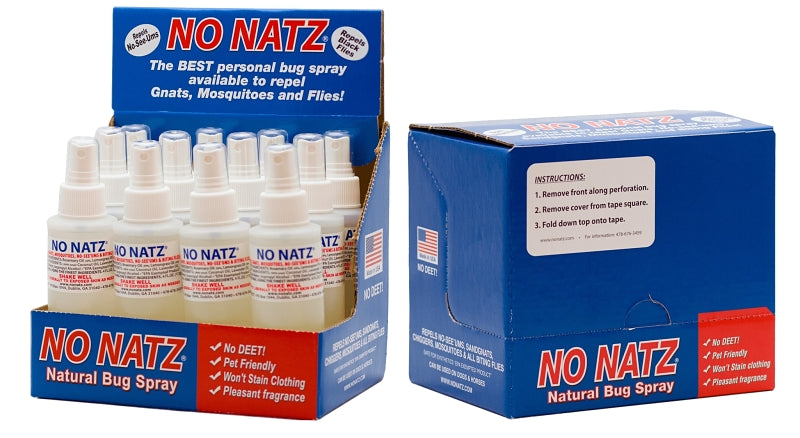 No Natz 4009 Bug Repellent, 2 oz, Bottle