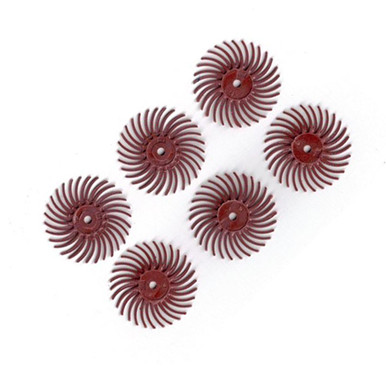 3/4" Radial Bristle Discs 220 Grit 6pk