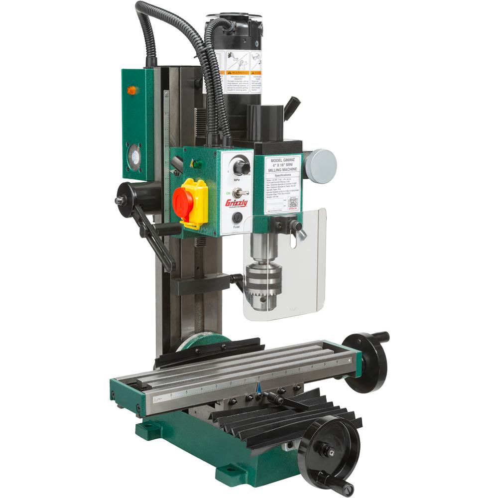 Grizzly G8689Z - 4" x 16" Mini Milling Machine