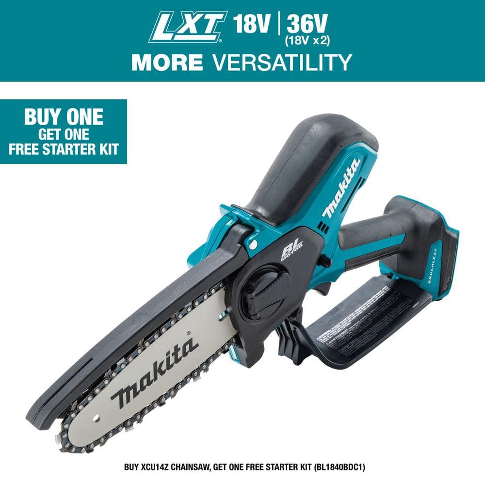 Makita 18V LXT Lithium-Ion Brushless Cordless 6 in. Chain Saw (Tool Only)